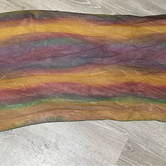 Multicolor Sheer Scarf - Picture 3 of 3